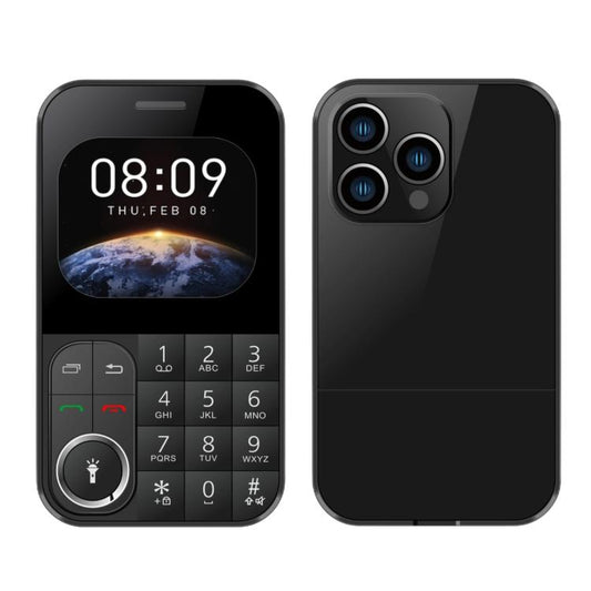 هاتف محمول V9 Card، 2.01 بوصة، MTK6261D، يدعم البلوتوث، FM، مصباح يدوي، GSM، ثنائي الشريحة