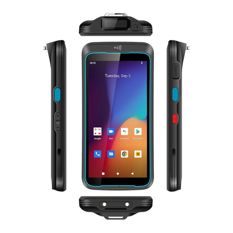 هاتف UNIWA V5N Barcode PDA المتين، 4 جيجابايت + 64 جيجابايت، 5.5 بوصة، أندرويد 12، MediaTek MT6765 Helio P35 ثماني النواة، NFC، شبكة 4G