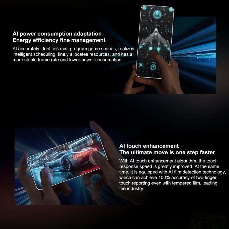 هاتف Honor X60 GT، ذاكرة 16 جيجابايت + 512 جيجابايت، بصمة مدمجة في الشاشة، شاشة 6.7 بوصة، نظام التشغيل MagicOS 9.0، نظام أندرويد 15.0، معالج Snapdragon 8+ من الجيل الأول، ثماني النواة، شبكة 5G، OTG، NFC، ذاكرة 16 جيجابايت + 512 جيجابايت