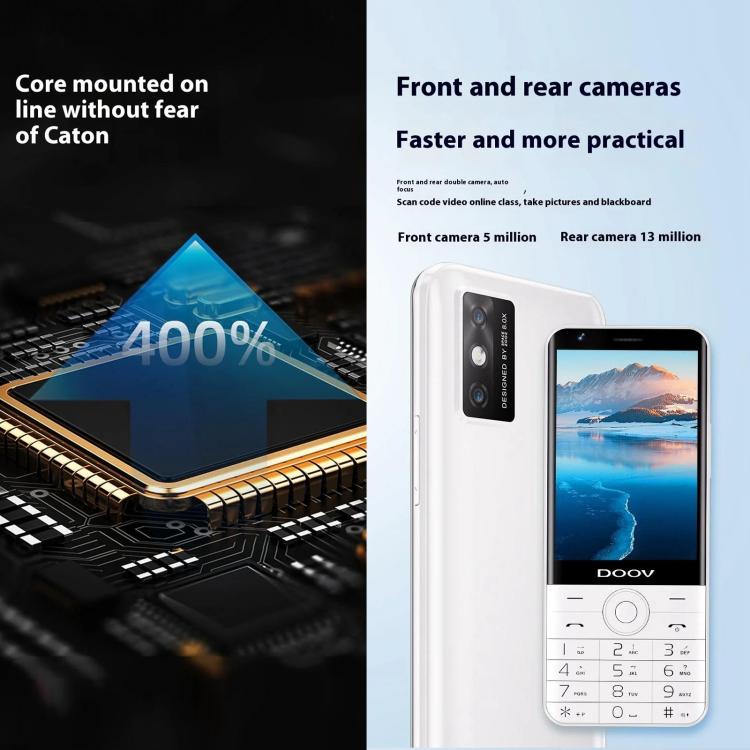 هاتف DOOV R17 Pro / Z17 بلوحة مفاتيح، 4 جيجابايت + 64 جيجابايت، شاشة 3.5 بوصة، أندرويد 12، معالج Mediatek MT6761 رباعي النواة، شبكة: 4G، يدعم متجر Google