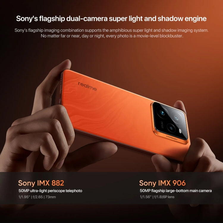 Realme GT7 Pro، 12 جيجابايت + 256 جيجابايت، 6.78 بوصة، أندرويد 15 / واجهة Realme UI 6.0، Snapdragon 8 Elite ثماني النواة، NFC، الشبكة: 5G، يدعم Google Play، 12 جيجابايت + 256 جيجابايت