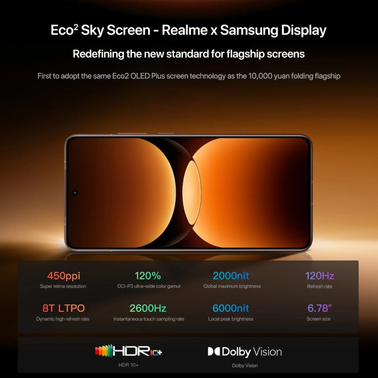 Realme GT7 Pro، 12 جيجابايت + 256 جيجابايت، 6.78 بوصة، أندرويد 15 / واجهة Realme UI 6.0، Snapdragon 8 Elite ثماني النواة، NFC، الشبكة: 5G، يدعم Google Play، 12 جيجابايت + 256 جيجابايت