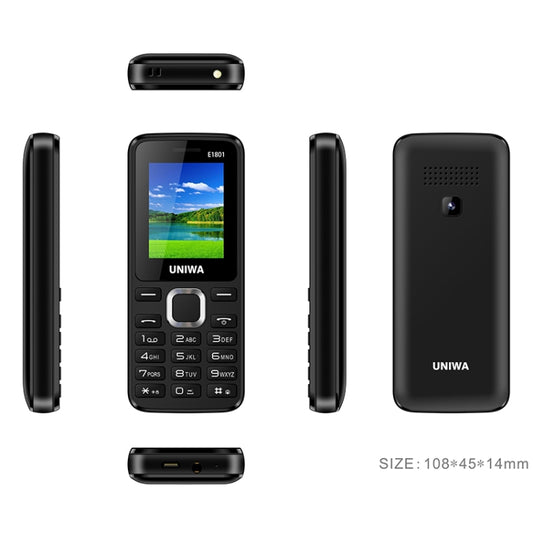 1.77 بوصة، بطارية 800 مللي أمبير، 21 مفتاحًا، يدعم البلوتوث، FM، MP3، MP4، GSM، ثنائي الشريحة