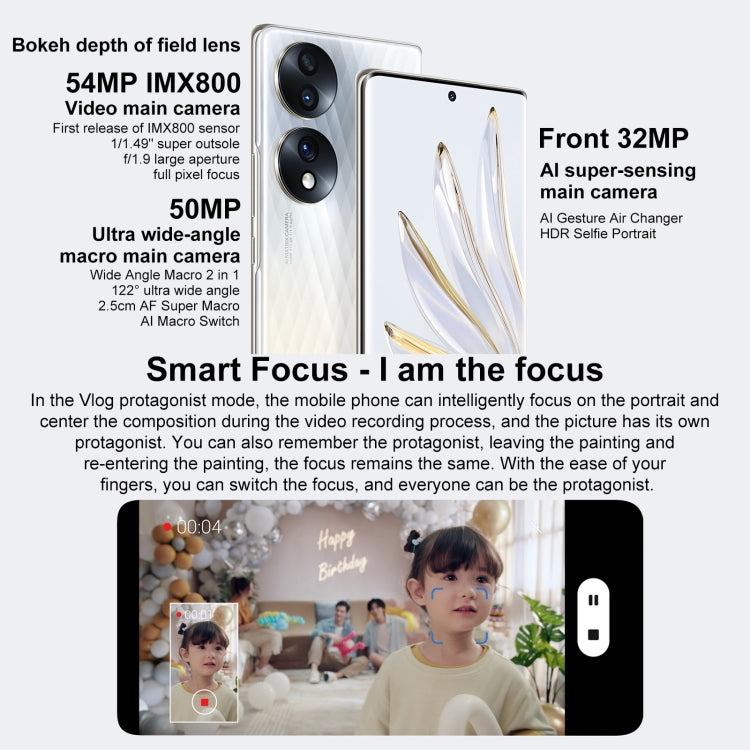 Triple Back Cameras, Screen Fingerprint Identification, 6.67 inch Magic UI 6.1 Qualcomm Snapdragon 778G Plus Octa Core up to 2.5GHz, Network: 5G, OTG, NFC, Not Support Google Play