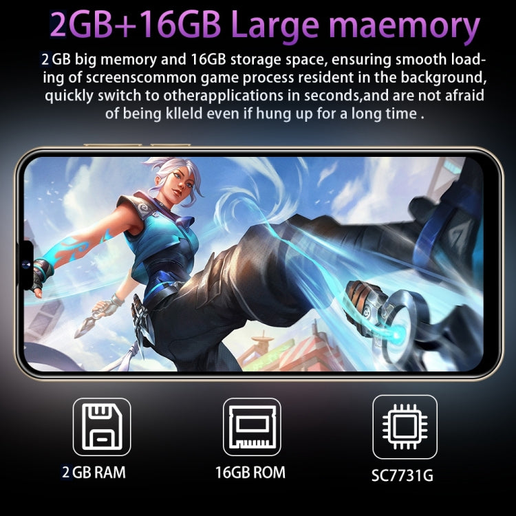 Face Identification, Android 6.0 Spreadtrum 7731G Quad Core, Network: 3G, Dual SIM, with 64GB TF Card, i14 Pro Max N85+ 2GB+16GB
