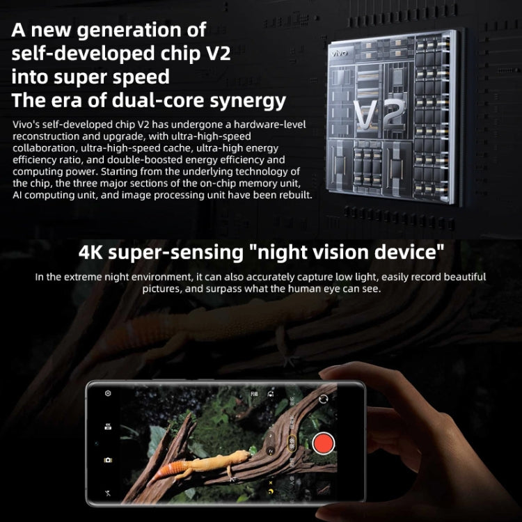 Quad Back Cameras, Screen Fingerprint Identification / Face ID, 4700mAh Battery, 6.78 inch Android 13.0 OriginOS 3 Qualcomm Snapdragon 8 Gen 2 Octa Core up to 3.2GHz, NFC, OTG, Network: 5G, Support Google Play, Support 50W Wireless Flash Charging
