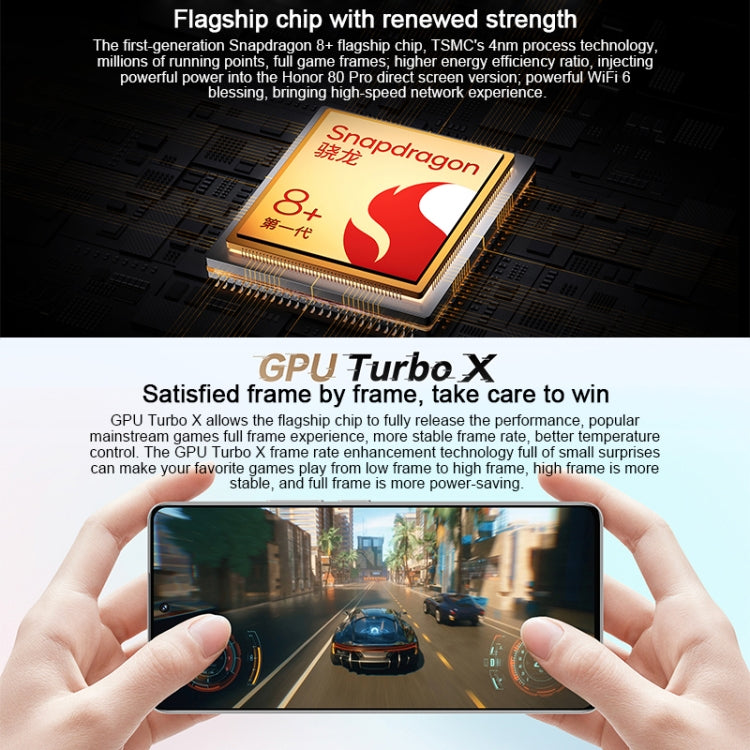 Triple Back Cameras, Screen Fingerprint Identification, 6.67 inch Magic UI 7.0 Qualcomm Snapdragon 8+ Gen1 Octa Core up to 3.0GHz, Network: 5G, OTG, NFC, Not Support Google Play