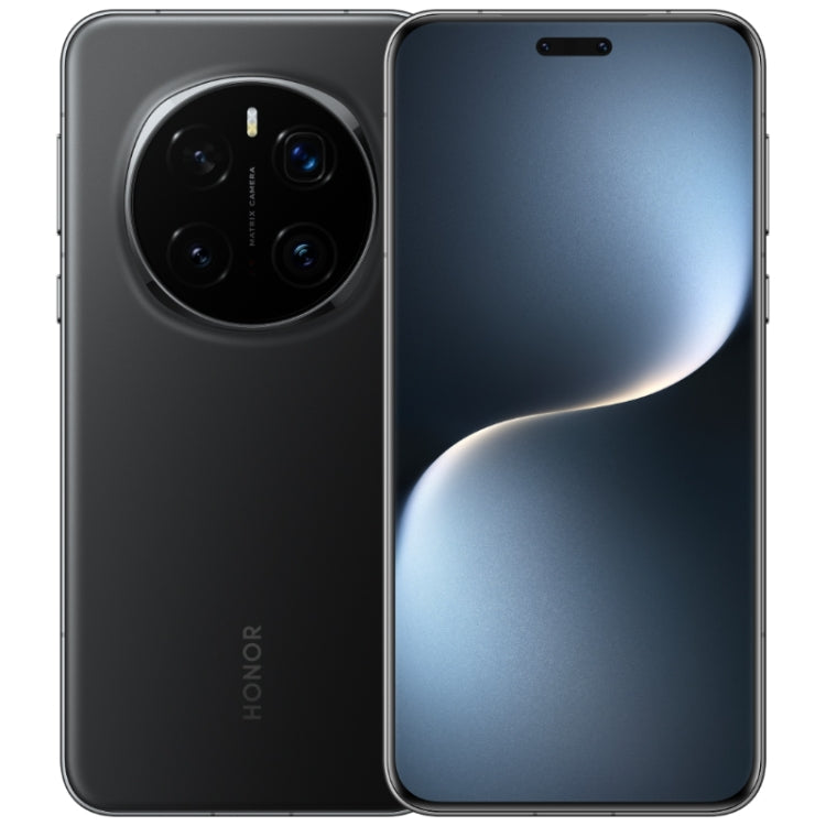 Honor Magic7 Pro، 16 جيجابايت + 512 جيجابايت، شاشة بصمة الإصبع، 6.8 بوصة MagicOS 9.0 / Android 15 Snapdragon 8 Elite 3nm ثماني النواة، الشبكة: 5G، NFC، OTG، لا يدعم Google Play، 16 جيجابايت + 512 جيجابايت