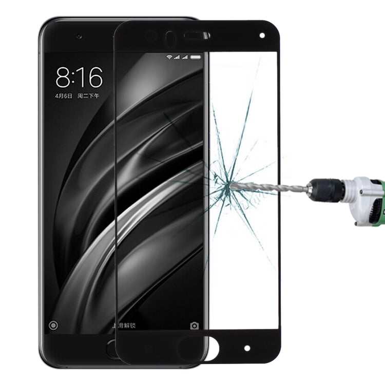 واقي شاشة كامل الشاشة من الزجاج المقوى لهاتف Xiaomi Mi 6 بسمك 0.33 مم، صلابة سطح 9H، لهاتف Mi 6