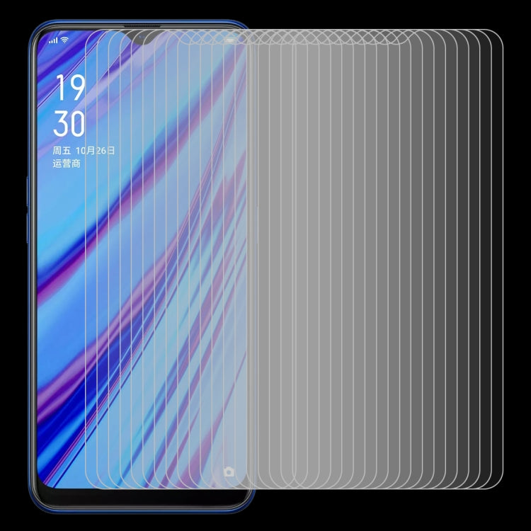 50 قطعة من غشاء زجاجي مقوى غير كامل الشاشة 2.5D لهاتف OPPO A9 2020 / A56 5G، لهاتف OPPO A9 2020