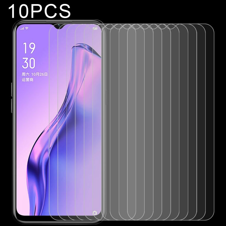 لـ OPPO A31 (2020) 10 قطع 0.26 مم 9H 2.5D غشاء زجاجي مقوى، لـ OPPO A31 (2020) (10 قطع)