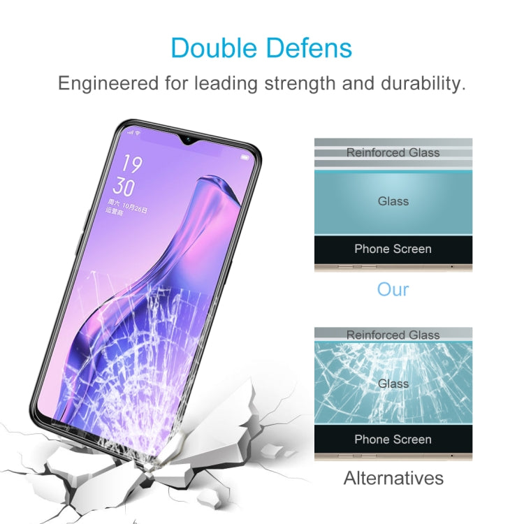 لـ OPPO A31 (2020) 10 قطع 0.26 مم 9H 2.5D غشاء زجاجي مقوى، لـ OPPO A31 (2020) (10 قطع)
