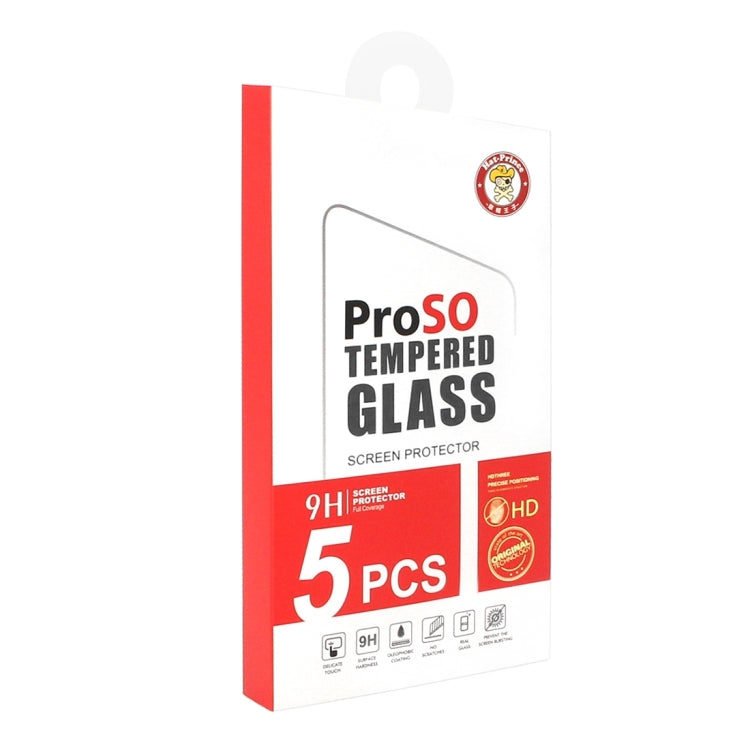 5 PCS ENKAY Hat-Prince for Huawei P10 0.26mm 9H Hardness 2.5D Curved Full Screen Tempered Glass Screen Film, For P10, For P10 (5 PCS)
