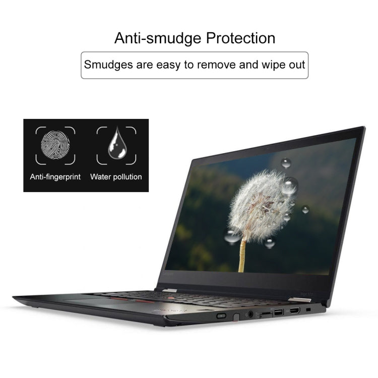 غشاء زجاجي مقوى كامل الشاشة بسمك 0.4 مم ودرجة صلابة سطح 9H لجهاز Lenovo ThinkPad Yoga 370 مقاس 13.3 بوصة، Yoga 370