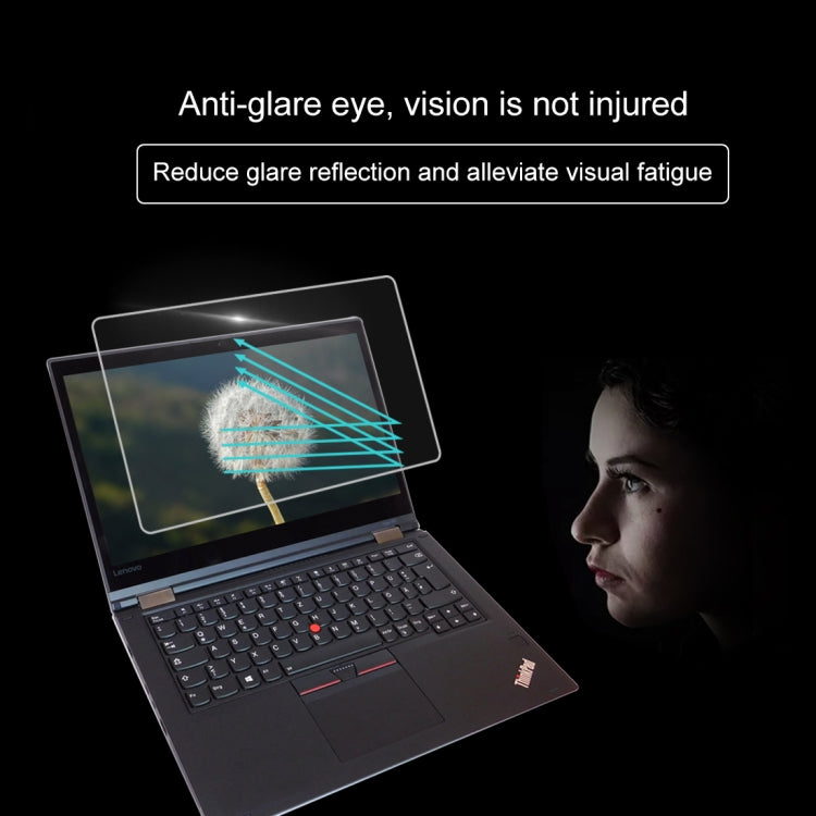 غشاء زجاجي مقوى كامل الشاشة بسمك 0.4 مم ودرجة صلابة سطح 9H لجهاز Lenovo ThinkPad Yoga 370 مقاس 13.3 بوصة، Yoga 370