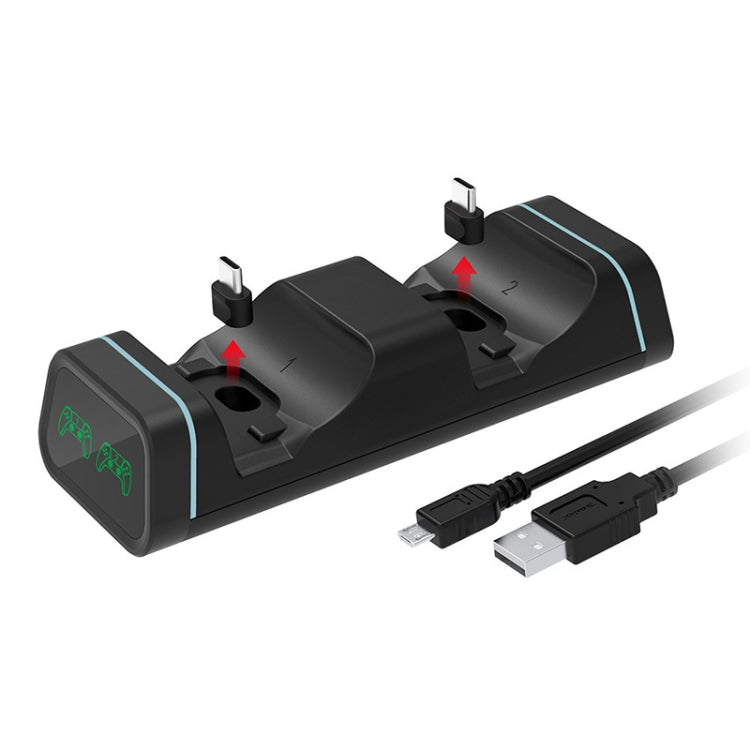 قاعدة شحن مزدوجة لوحدة التحكم DOBE TYX-0613 لجهاز PS5 / Xbox Series X، TYX-0613