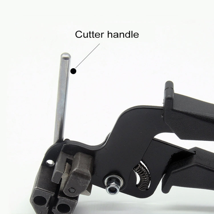 Zip Tie Automatic Tension Cut off Gun Special Pliers Fastening Tool for Stainless Steel Cable Tie with a Width of 4.6-12mm, XN-LQG