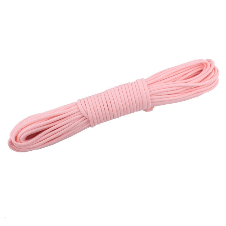 20m 9-Core Nylon+Polyester Full-light Outdoor Camping Tent Rescue Bundled Fluorescent Climbing Rope, 20m Orange, 20m Pink, 20m Green, 20m Blue, 20m White, 20m Yellow