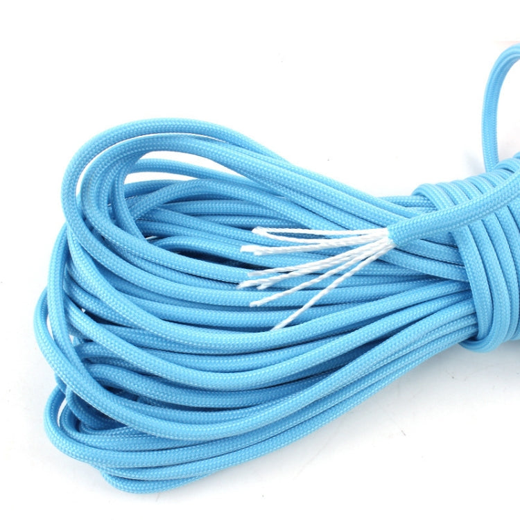 20m 9-Core Nylon+Polyester Full-light Outdoor Camping Tent Rescue Bundled Fluorescent Climbing Rope, 20m Orange, 20m Pink, 20m Green, 20m Blue, 20m White, 20m Yellow