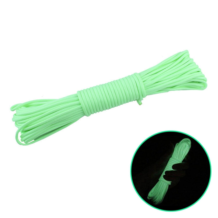 20m 9-Core Nylon+Polyester Full-light Outdoor Camping Tent Rescue Bundled Fluorescent Climbing Rope, 20m Orange, 20m Pink, 20m Green, 20m Blue, 20m White, 20m Yellow
