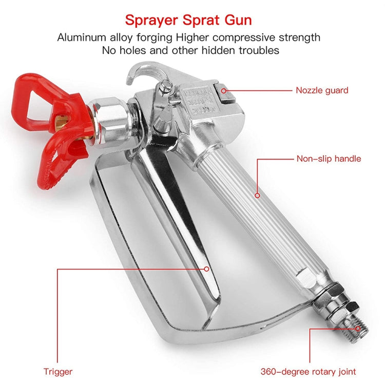 High Pressure Airless Sprayer Spray Gun & Nozzle Holder & Nozzle Set , Paint Sprayer Sprayer Accessories