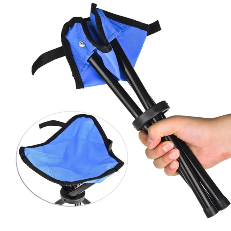 Hiking Outdoor Camping Fishing Folding Stool Portable Triangle Chair Maximum Load 100KG Folding Chair Size:22 x 22 x 31cm, Fishing Folding Stool(Red), Fishing Folding Stool(Blue), Fishing Folding Stool(Green)