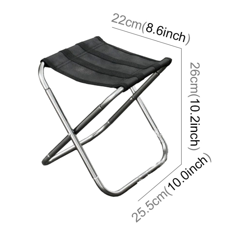 Outdoor Portable Folding Stool, Size: 25*22*26cm, 8013