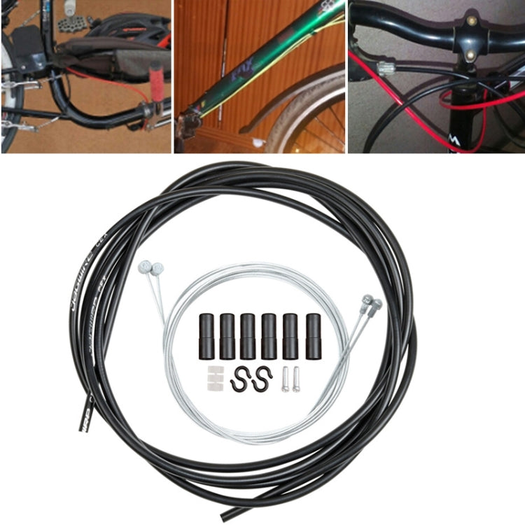 Universal Bicycle Brake Cable Tube Set, Red, White, Yellow, Black, Orange, Green, Grey, Blue