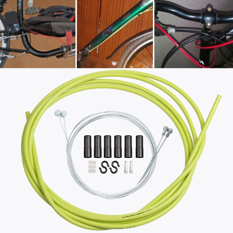 Universal Bicycle Brake Cable Tube Set, Red, White, Yellow, Black, Orange, Green, Grey, Blue