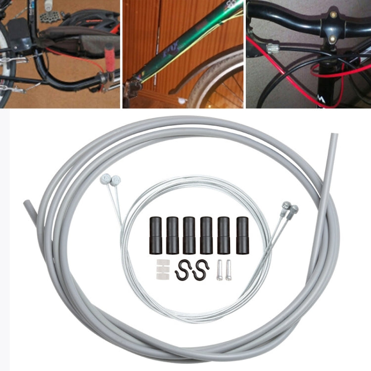 Universal Bicycle Brake Cable Tube Set, Red, White, Yellow, Black, Orange, Green, Grey, Blue