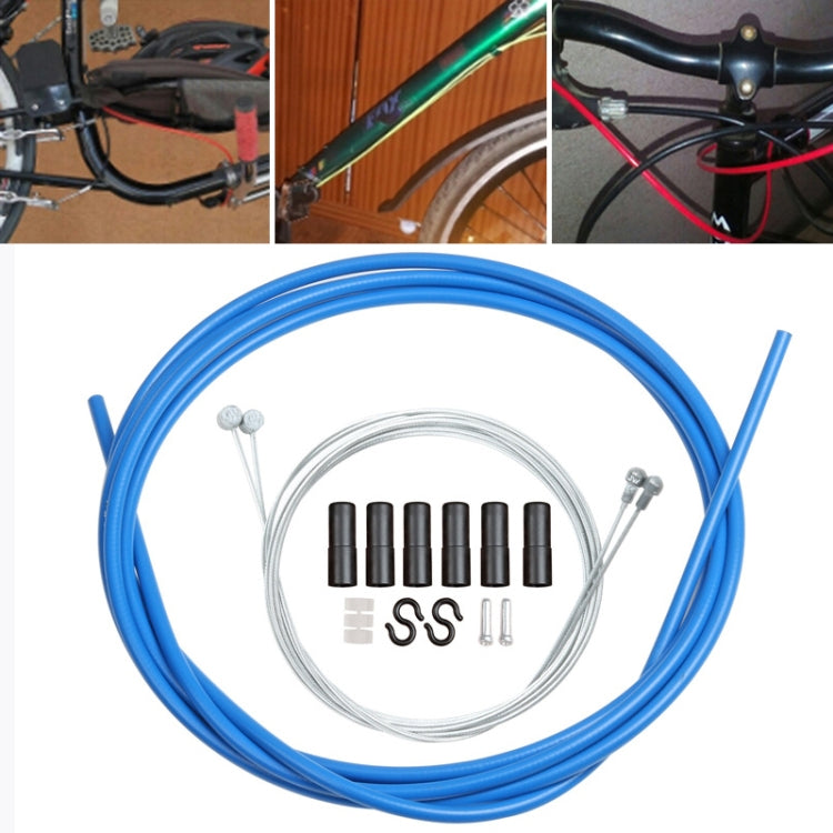Universal Bicycle Brake Cable Tube Set, Red, White, Yellow, Black, Orange, Green, Grey, Blue