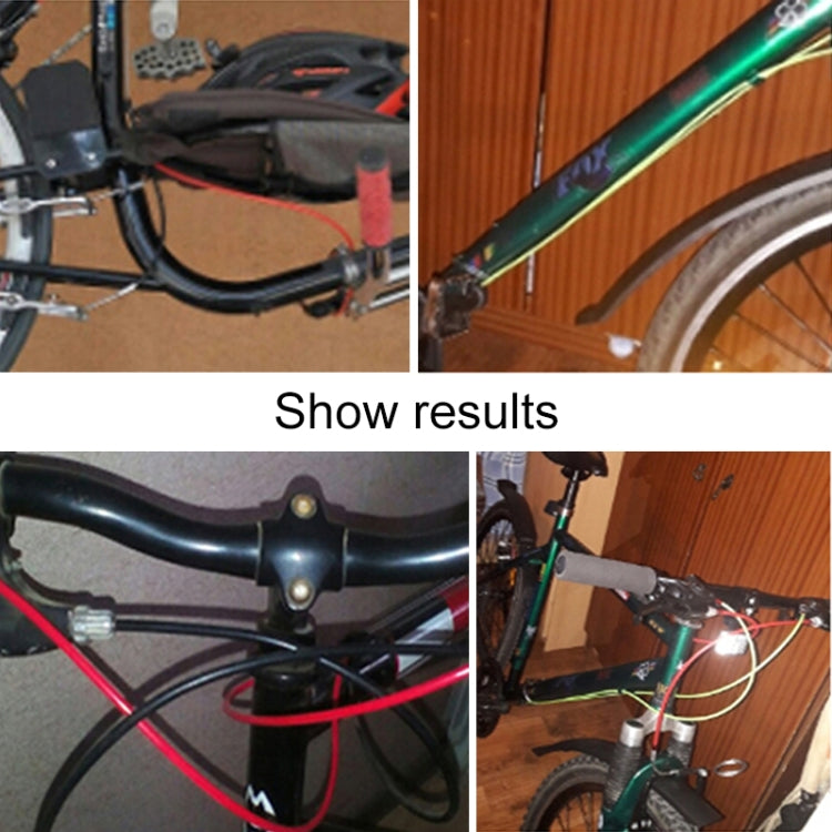Universal Bicycle Brake Cable Tube Set, Red, White, Yellow, Black, Orange, Green, Grey, Blue