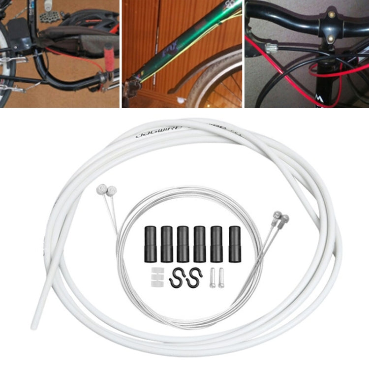 Universal Bicycle Brake Cable Tube Set, Red, White, Yellow, Black, Orange, Green, Grey, Blue