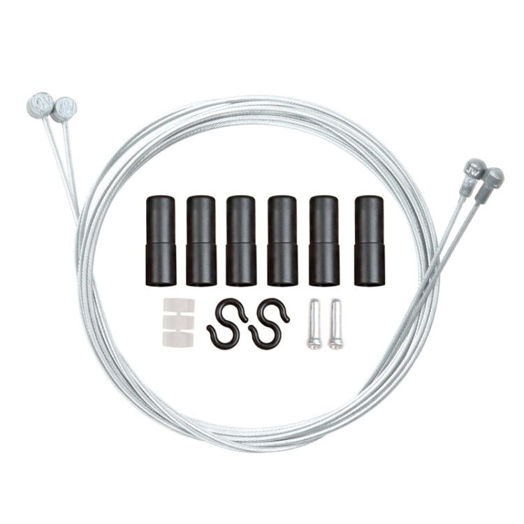 Universal Bicycle Brake Cable Tube Set, White, Yellow, Black, Orange, Green, Grey, Blue, Red