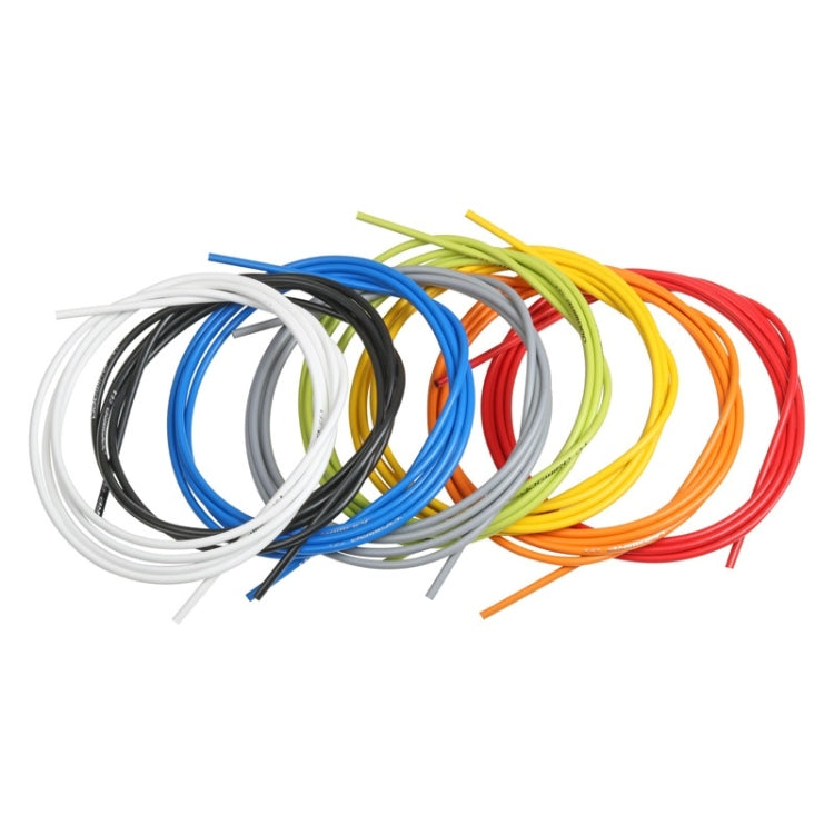 Universal Bicycle Brake Cable Tube Set, Red, White, Yellow, Black, Orange, Green, Grey, Blue