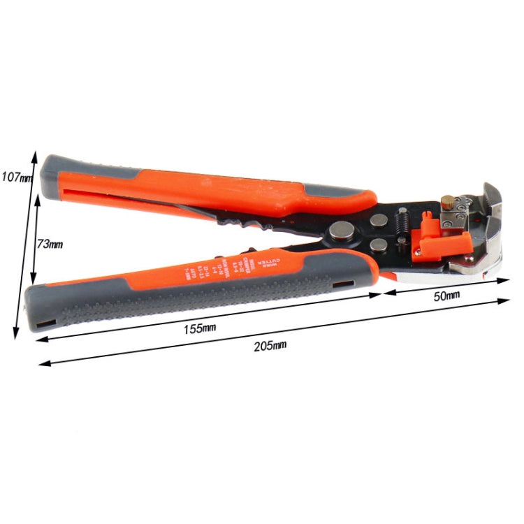 TK0742 0.5-6.0mm Multi-function Automatic Wire Stripper Line Clamp Press Dismantling Tool