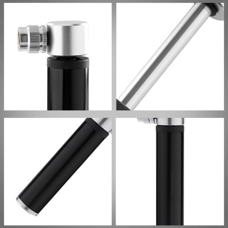 Manual Mini Portable Bicycle Aluminum Alloy Pump + Plastic glue-free tire patch + Tire lever