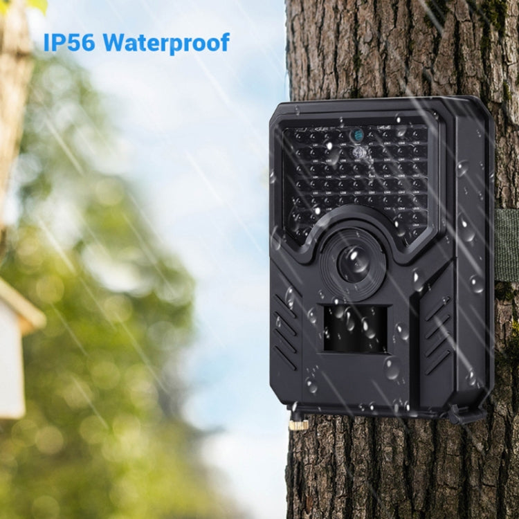 PR-200B 120 Degrees Wide Angle Lens IP56 Waterproof 12MP 1080P HD Infrared Hunting Trail Camera, Support TF Card, PIR Distance: 10-15m