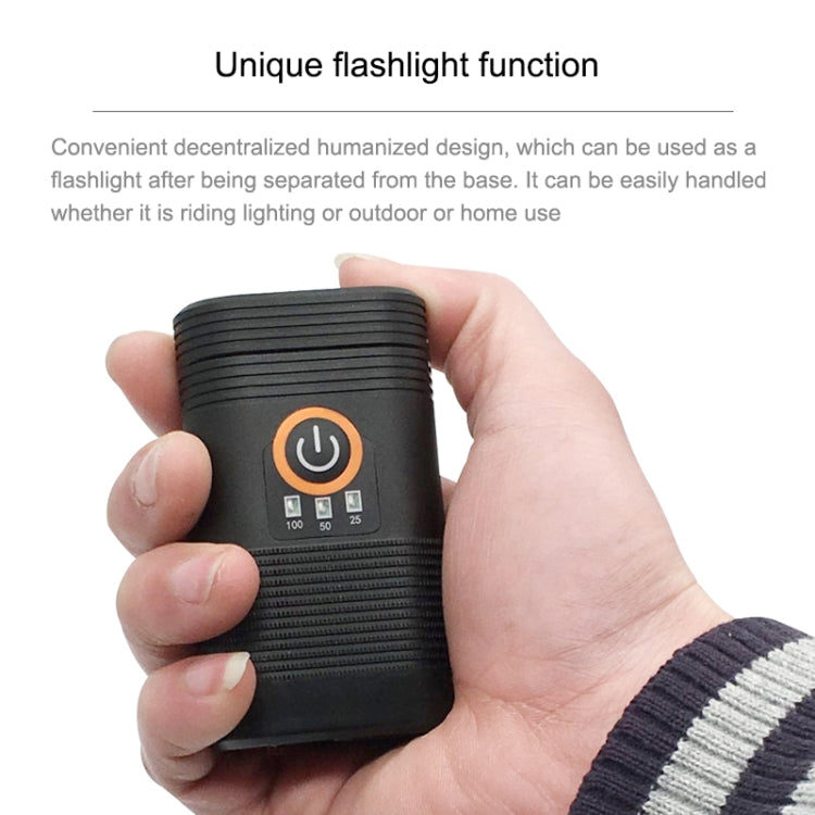 Y12 Bike LED Headlight Front Lamp 2 x XPE LEDs 350LM USB Charging Bicycle Headlight with 5 Modes
