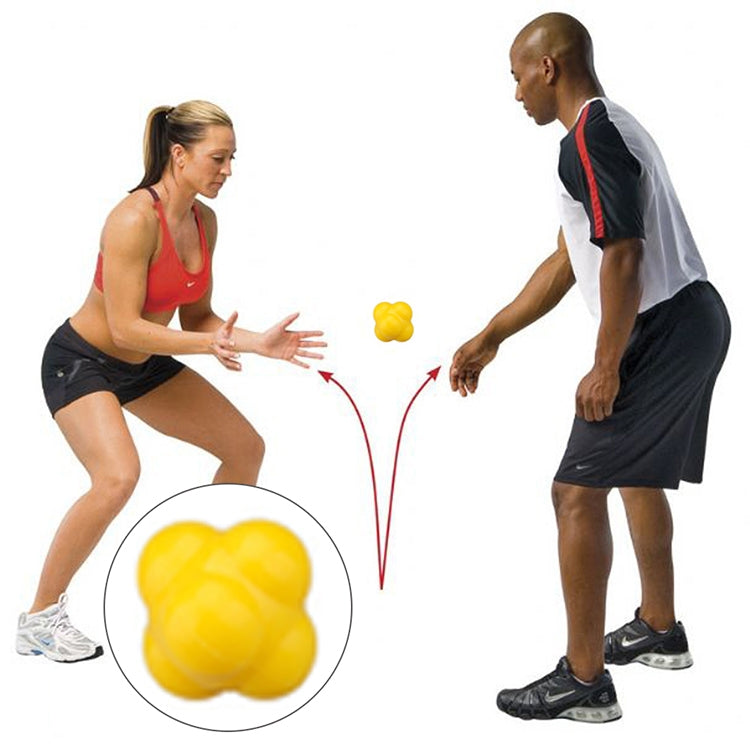 Hexagonal Reaction Ball Quickness and Agility Training Ball, Training Hand and Eye Coordination