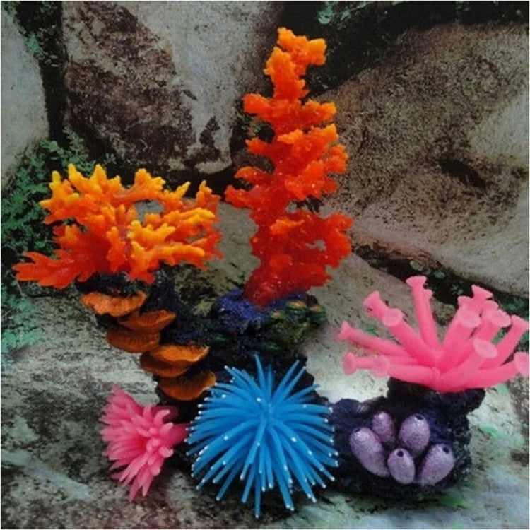Aquarium Articles Decoration TPR Simulation Sea Urchin Ball Coral with Point, Size: L, Diameter: 13cm, 13cm