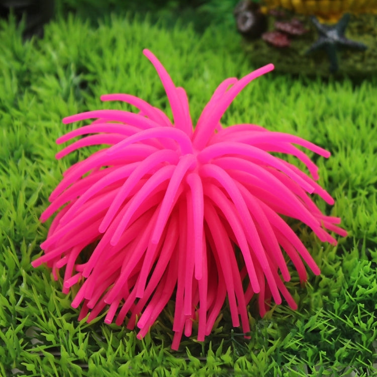 Aquarium Articles Decoration TPR Simulation Sea Urchin Ball Coral, Size: M, Diameter: 10cm, Size: M