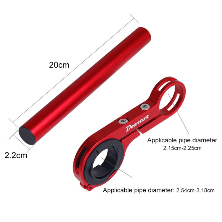 HLD-208 Mountainous Bicycle Aluminium Alloy Handlebar Extension Frame Flashlight Bracket