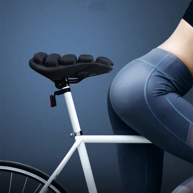 BC-203 2.0 M Size Bicycle Foldable Inflatable Airbag Cushion Seat Cover with Inflator