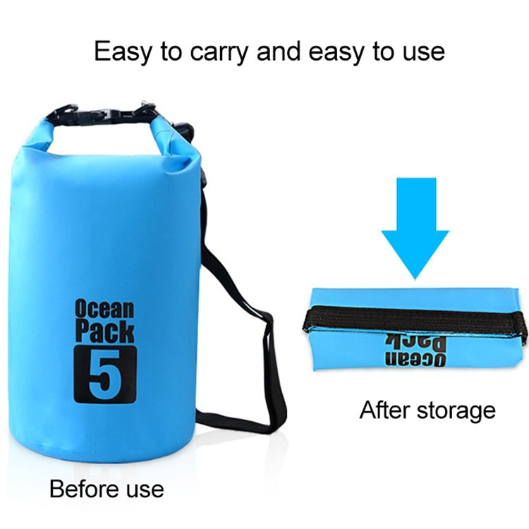 Outdoor Waterproof Bag Dry Sack PVC Barrel Bag, Capacity: 2L
