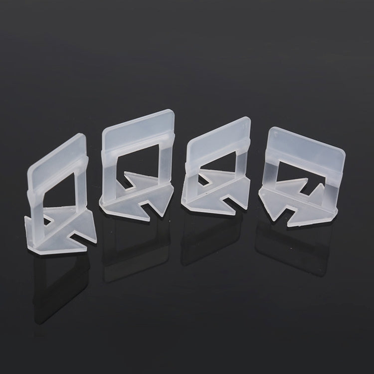 100 PCS 2.0mm Lengthen Tile Leveling System Clips Kit Wall Floor Tile Spacer Tiling Tool for Paving Locator Tool OG6480