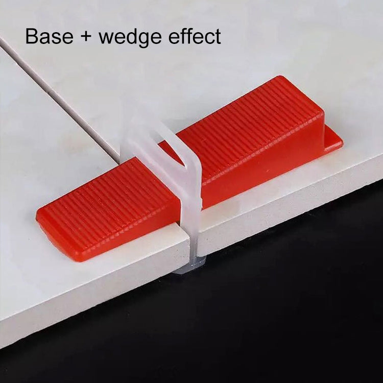 100 PCS 2.0mm Lengthen Tile Leveling System Clips Kit Wall Floor Tile Spacer Tiling Tool for Paving Locator Tool OG6480