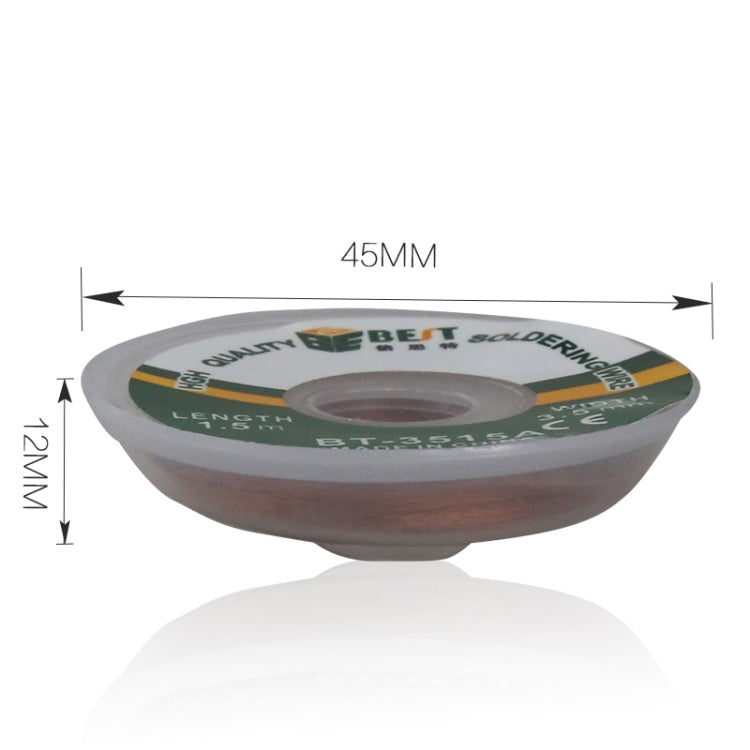 BEST-3515A 3.5mm Desoldering Braid Solder Wire, BEST-3515A