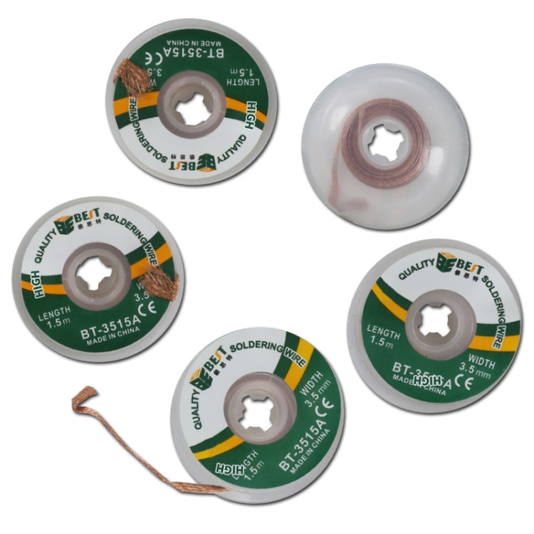 BEST-3515A 3.5mm Desoldering Braid Solder Wire, BEST-3515A
