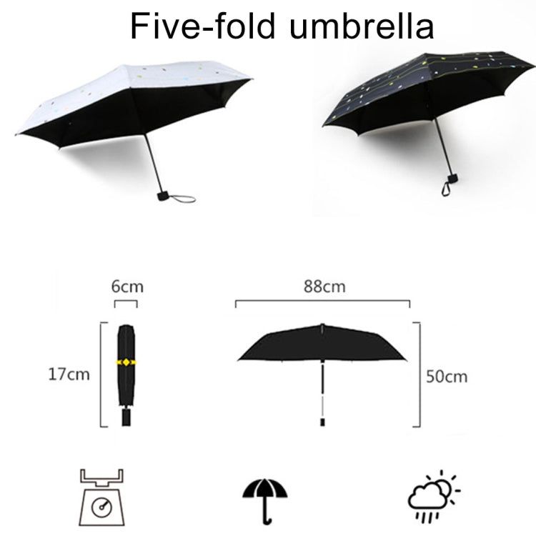 Women Waterproof Anti-UV, White Feather Pattern, Black Feather Pattern, Black Stripe Pattern, White Stripe Pattern